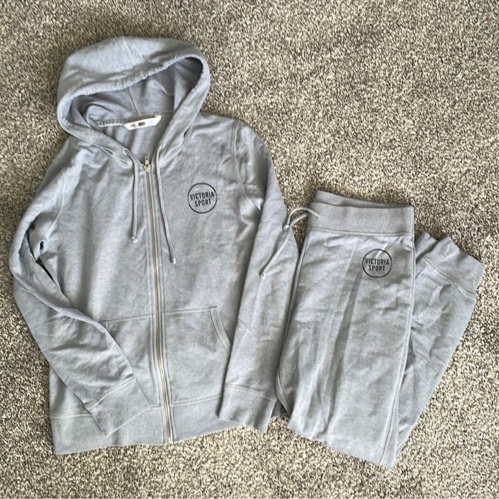 VSX Victoria’s Secret Sport Bundle Jogger Pant and Hoodie Sweatsuit